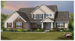 Ohio custom homes: The Covington custom home floor plan by Wayne Homes